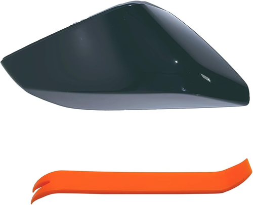 Glossy Black Left Driver Side Mirror Cover for Chevy Malibu 2016-2024 - Picture 10 of 12