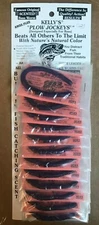 Kelly's Plow Jockey plastic worm *NEW* Purple wild grape*card of 12