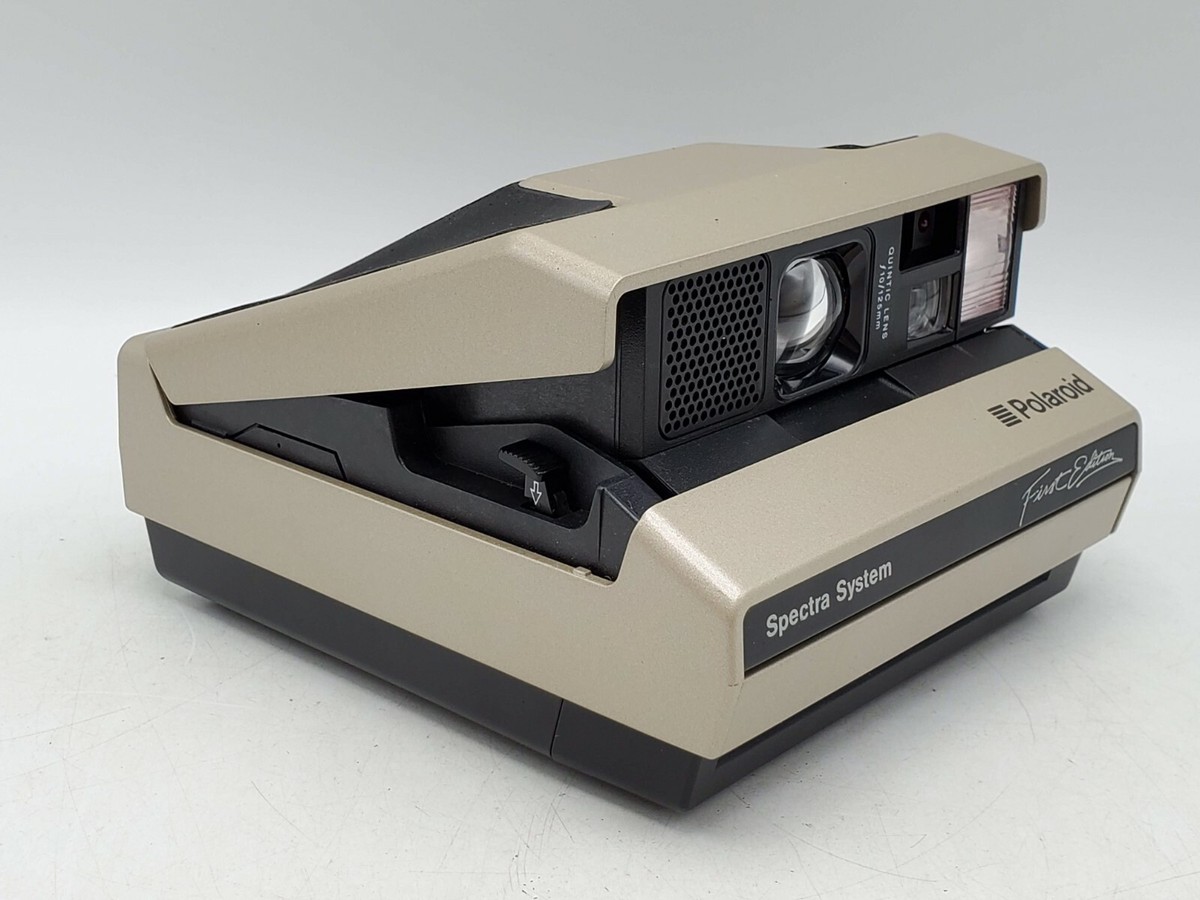 Polaroid Spectra First Edition Gold Instant Camera w/ Accessories