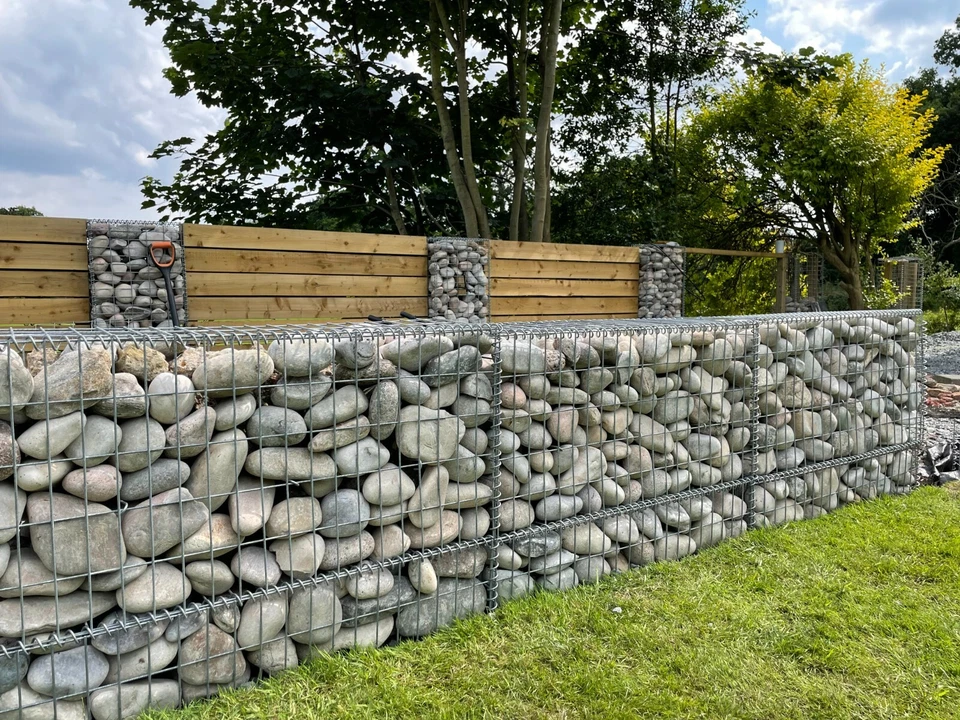 Gabion Wall / Baskets Retaining Stone Garden Wall Heavy Duty 4mm wire I UK I - Image 2 of 2