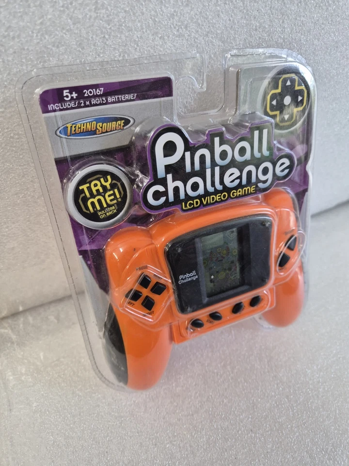 ЗАПЕЧАТАННЫЙ НЕРАСПЕЧАТАННЫЙ Techno Source ПИНБОЛ ВЫЗОВ Как Новая Игрушка Винтажная Игра - Изображение 2 из 4