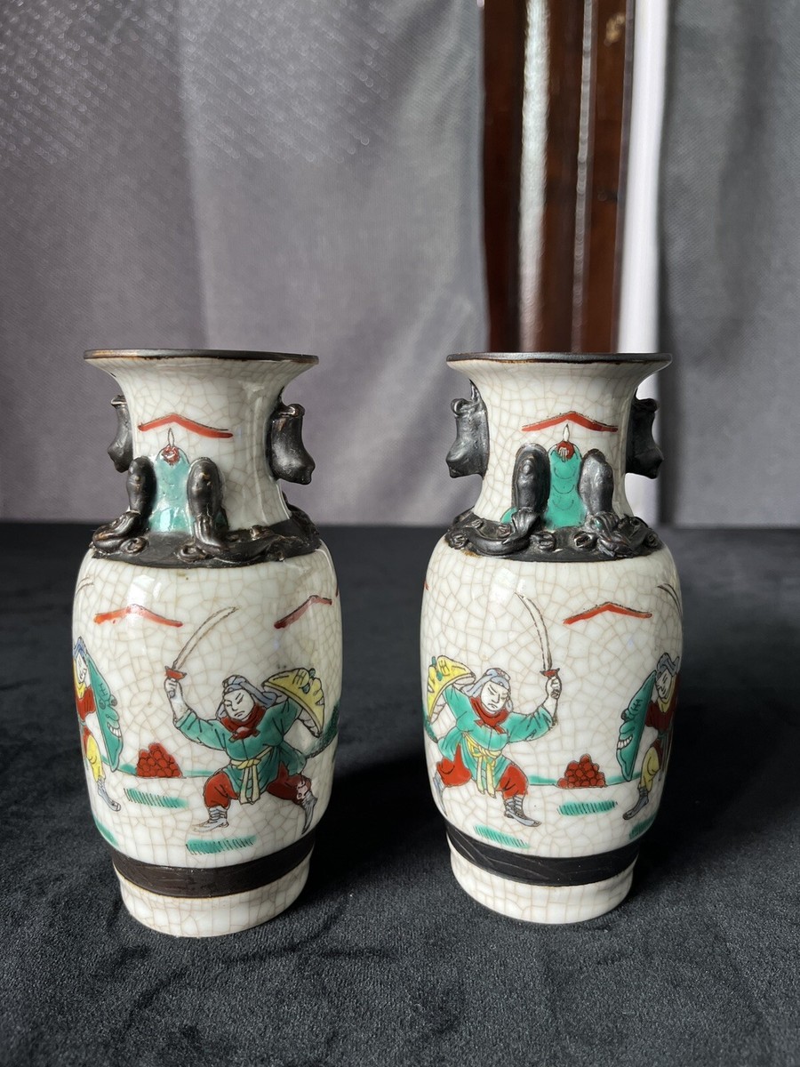 秀山　花瓶　Japan Vintage samurai 秀山 花瓶 Japan Vintage samurai