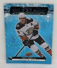 Troy Terry 2023-24 Upper Deck Series 1 #DZ-36 Blue Dazzlers Anaheim Ducks