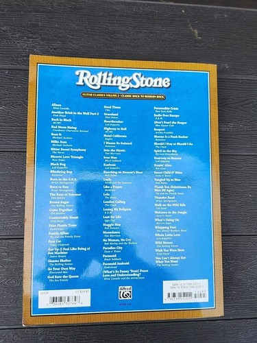 ROLLING STONE 500 GREATEST SONGS OF ALL TIME VOL 2-Guitar Classics-67 Selections - Picture 5 of 8