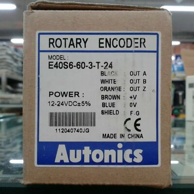 One New Rotary Encoder For Autonics E40S6-60-3-T-24   #WD1