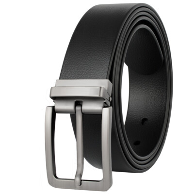 Giantsize Extra Long Heavy Duty Belt For Big & Tall Men - 1.5" Wide, Microfiber Leather, Adjustable 52 To 54 Inch (Black) - View #10