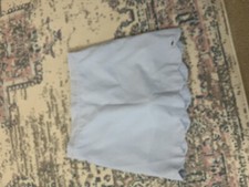 Vineyard Vines Seersucker Stripe Skort Scalloped Hem Girls Large