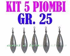 PIOMBO CON GIRELLA PESCA BARCA BOLENTINO FONDO CARPA LAGO MARE FIUME TROTA G. 25