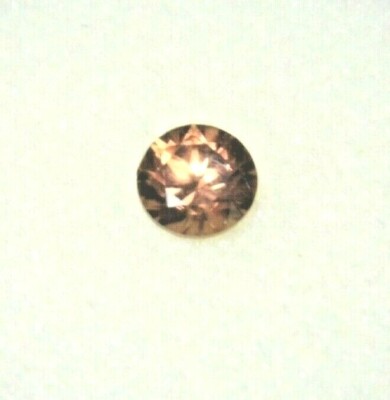 Imperial Zircon Natural Gemstone Round 5x3mm .66Ct Minimu Beautiful Clean Stone!