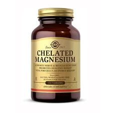 Solgar Chelated Magnesium, 100 Tablets