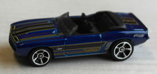 Hot Wheels 1969 Chevy Chevrolet Camaro Cabrio blau Convertible Auto Car blue ´69