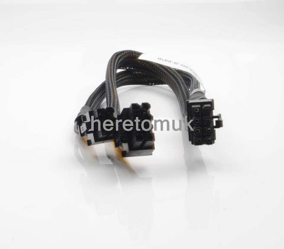 35CM N08NH 9H6FV FOR DELL R720 R730 R7910 J30DG Split GPU Power Adapter Cable UK - Image 2 of 4