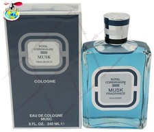 ROYAL COPENHAGEN MUSK 8.0 OZ EDC SPLASH COLOGNE FOR MEN NEW IN BOX