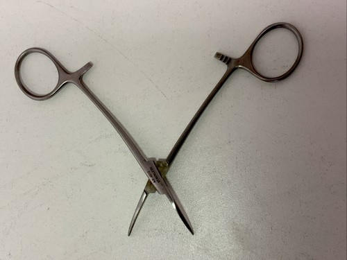 Falcon Alligator Locking Forceps 5 In Curved AR-4512 - Picture 6 of 8