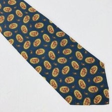 Polo Ralph Lauren Men's Neck Tie 100 Silk Navy Blue Career Business Handmade J 