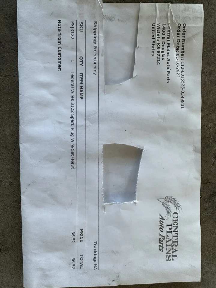 Spark Plug Wire Set Federal Part# 3122 - Image 4 of 4