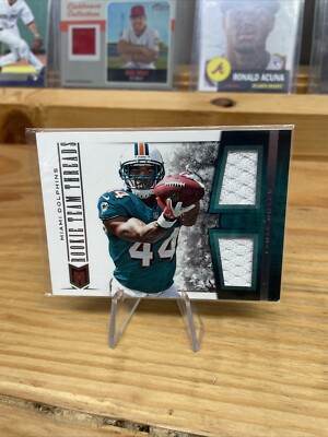 2012 Momentum Rookie Team Threads Dual Materials Dolphins Lamar Miller /199