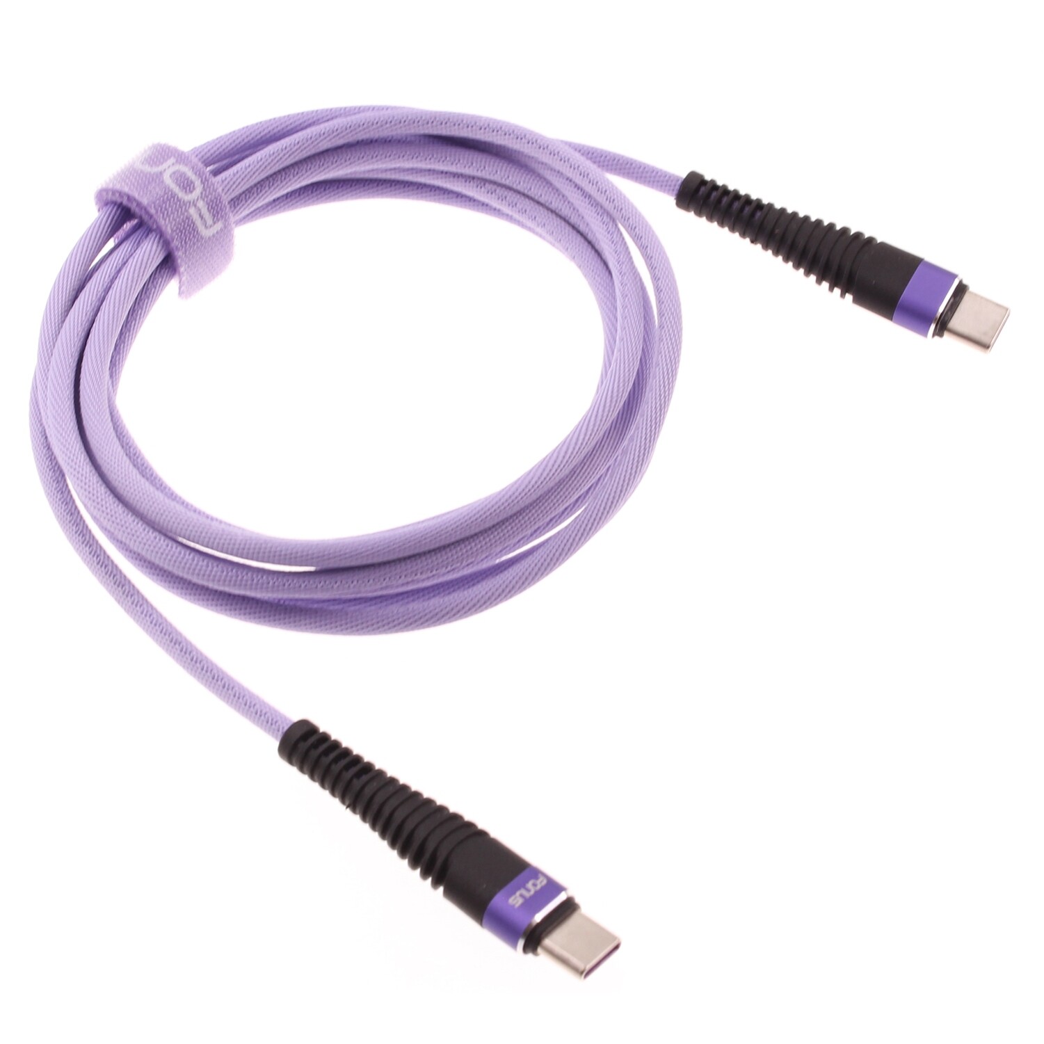 10ft Fast Charging USB-C to USB-C Purple PD Cable for Samsung Galaxy Z Fold Flip