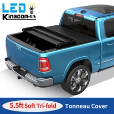 5.5FT Truck Bed 3-Fold Tonneau Cover for 2022 - 2026 Toyota Tundra Crewmax Cab