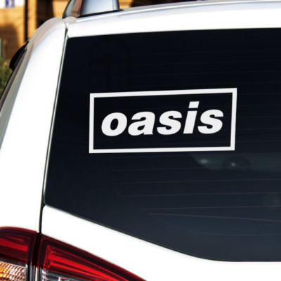 Oasis Decal Sticker, CHOOSE SIZE & COLOR, Wall Art, Britpop, Liam/Noel Gallagher