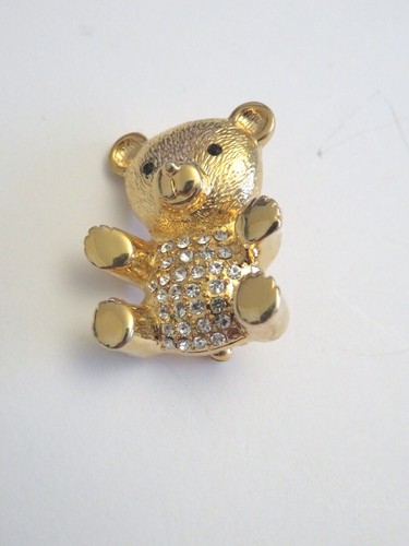 BROCHE DE OSO DE PELUCHE FIRMADO CON HIELO EISENBERG - Imagen 2 de 3