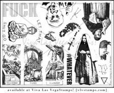 Unmounted Rubber Stamp Plate, Unmounted/Uncut Pink Rubber Stamps