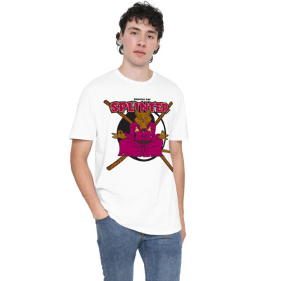Tmnt Radical Rat Splinter T-Shirt S-5XL, weiß