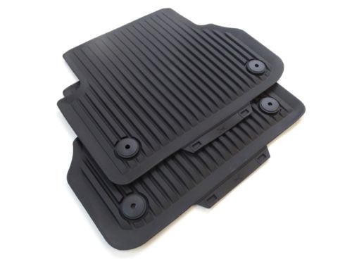 Original Audi A4 8W A5 F5 Gummimatten Gummifussmatten Hinten 8W0061511 041-image