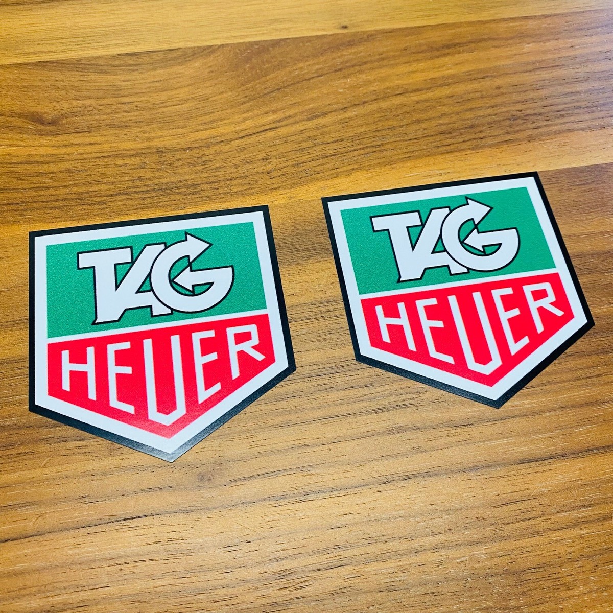 2x✓ Tag Heuer ✓10cm✓ Car Tuning Sticker ✓ Motorsport Sponsors
