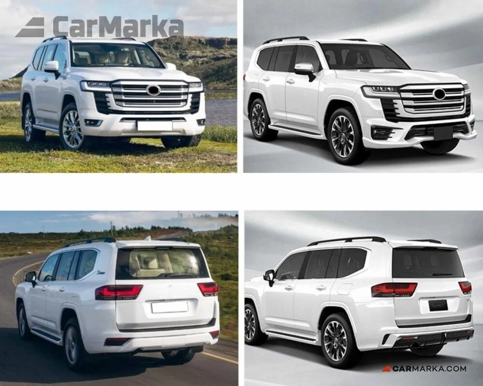 KIT CARROCERÍA ALERONES LABIALES LAND CRUISER LC 300 2022 ESTILO MD2 (PINTADO) Foto 3 de 4