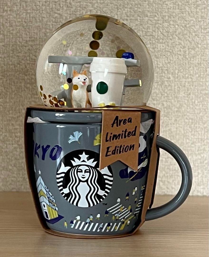 STARBUCKS イノセイユウカバ マグカップ Starbucks Tokyo Shibuya Hachi Shiba inu collectible snow globe and