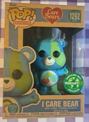 Funko Pop! Animation #1292 Care Bears I Care Bear Earth Day 2023 Walmart NEW