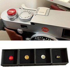 3PCS Brass Camera Shutter Button Soft Release For Leica, Red/Black/Silver