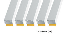 Marshall Tufflex 25 x 16 White Self Adhesive Trunking PVC Cable Management Hide