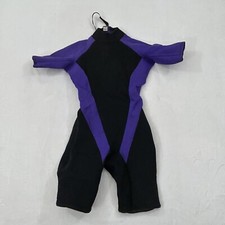 Vintage 80s/90s Gladiator Purple  Black Above Knee Short Wetsuit Women Girls 10