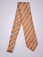 Fit Well Fashion Mens Formal Necktie 57"Lx3.5"W Orange Neck Tie
