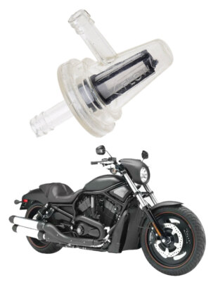 In-Line Fuel Filter For 1/4"  6mm  And 5/16"  8mm  Fuel Pipe.   Sold As A Pair) Fuelfilter1 Seta - Foto 11