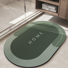 Soft  Absorbent Bath Mat, Fast-Drying Non-Slip Floor Mat for Bathroom, Shower