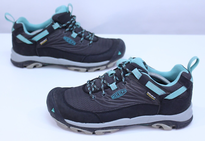 Keen Saltzman Teal Gray Hiking Boots Waterproof Shoes 1013227