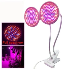 Full spectrum Bulbs Dual Head  Indoor 400 LED Plant Grow Light Hydro greenhouse