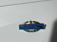 US ARMY COMBAT INFANTRY BADGE 2ND AWARD (STA-BRITE FINISH) MEASURES 1 5/8TH'S IN