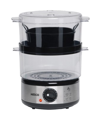 ST-25F, Food Steamer, 5 quart, 400 watts, Black/Clear