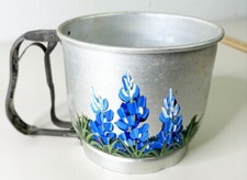 VTG Foley Aluminum 5-Cup Flour Sifter w/ Hand Squeeze Spring Handle MADE IN USA
