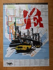 Art on Subway Map, SKYLINE/YELLOW CAB/LOVE, 8...