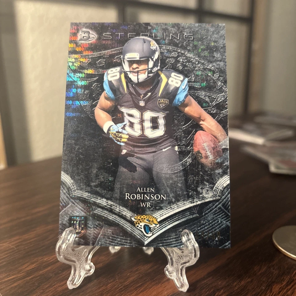 2014 Bowman Sterling #50/50 Allen Robinson #33 Pulsar Refractor  (RC) - Image 4 of 4