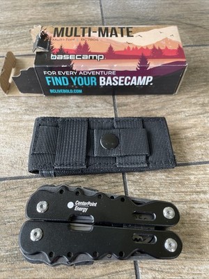 BC Basecamp Multi Mate Multi Tool 12 In 1 Stainless Steel Black BC7804 Multitool