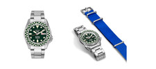 Rowing Blazers x Seiko 5 Sports Watch Green