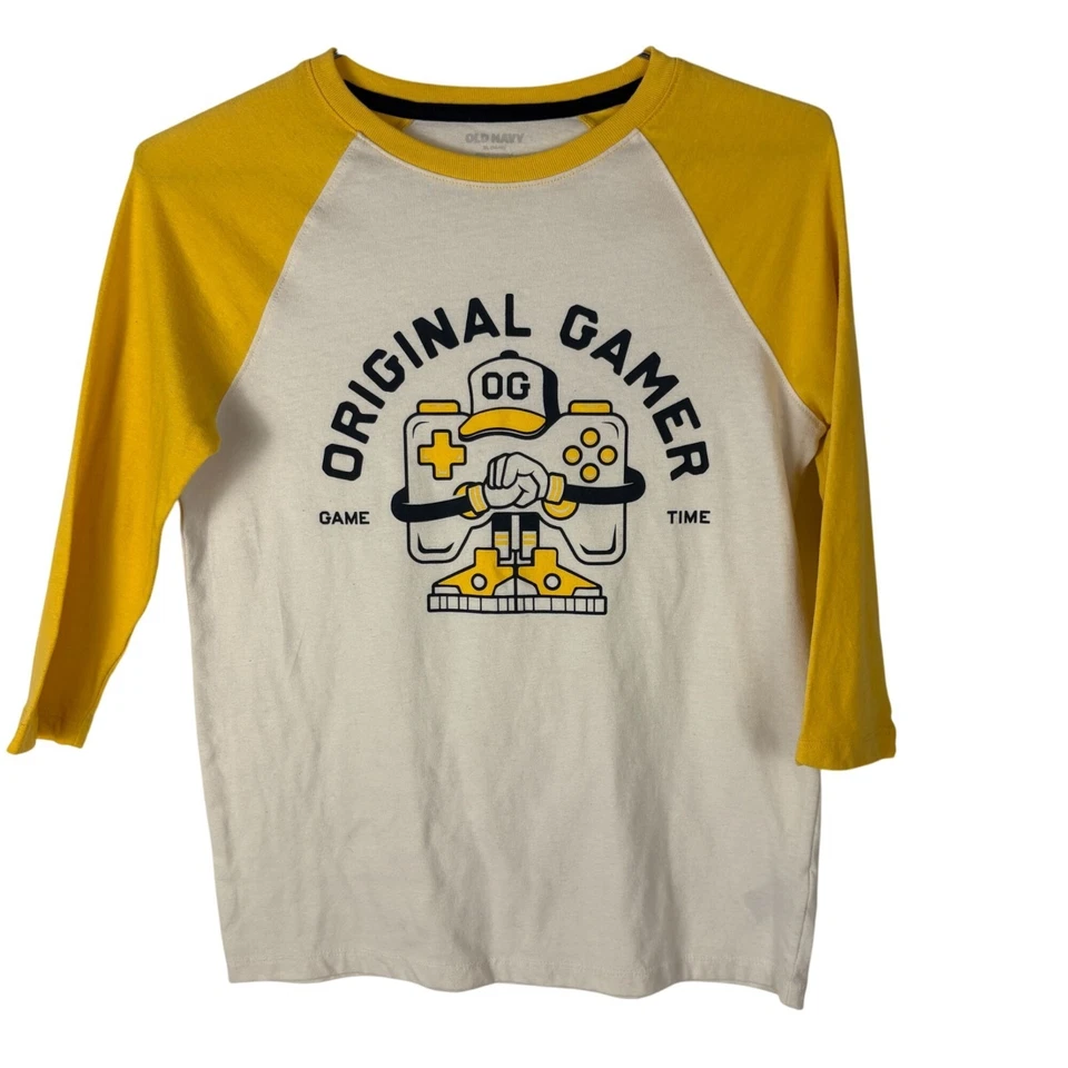 Lote de 3 camisetas gráficas Old Navy para niños XL 14-16 Jurassic Park Gamer Robot Foto 4 de 4