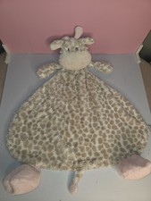 Demdaco Nat  Jules Sadie Giraffe Lovey Security Blanket Bigger 22  