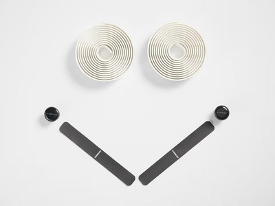 Bontrager Double Gel Cork Handlebar Tape Set, White